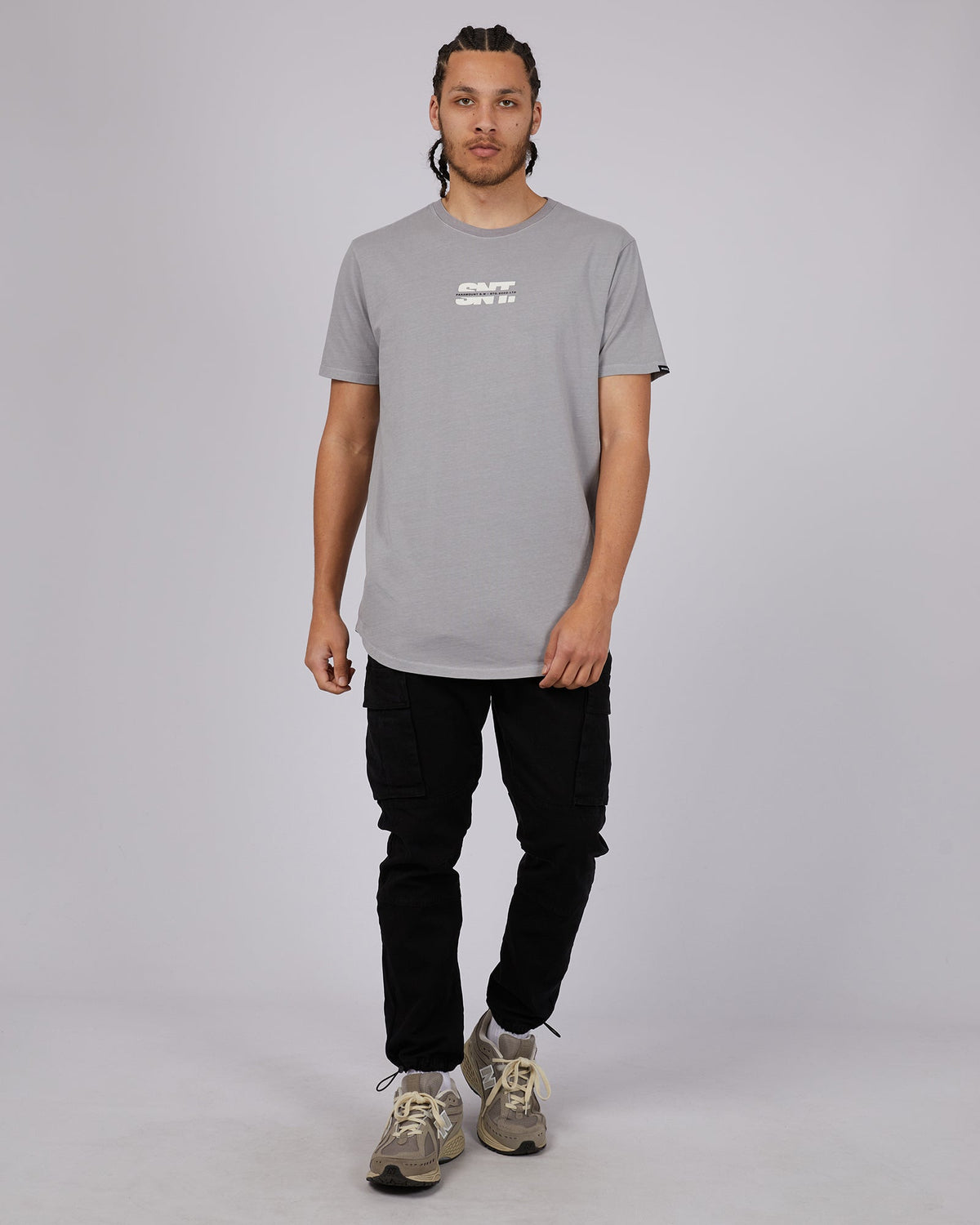 St. Goliath-Hiatus Tee Grey-Edge Clothing