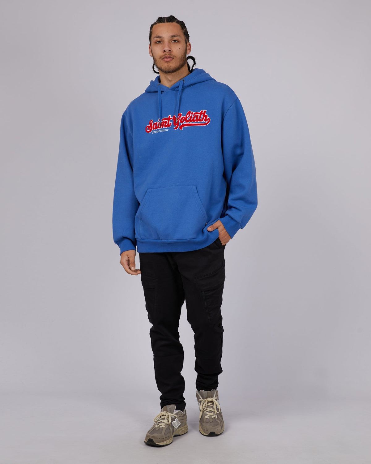 St. Goliath-Loaded Hoodie Blue-Edge Clothing