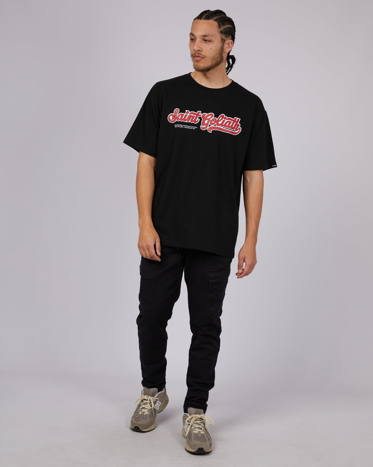 St. Goliath-Series Tee Black-Edge Clothing