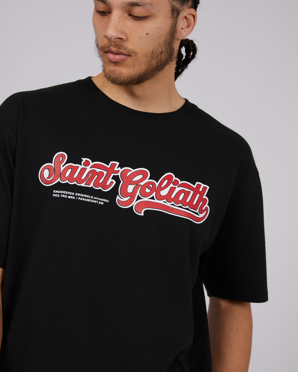 St. Goliath-Series Tee Black-Edge Clothing