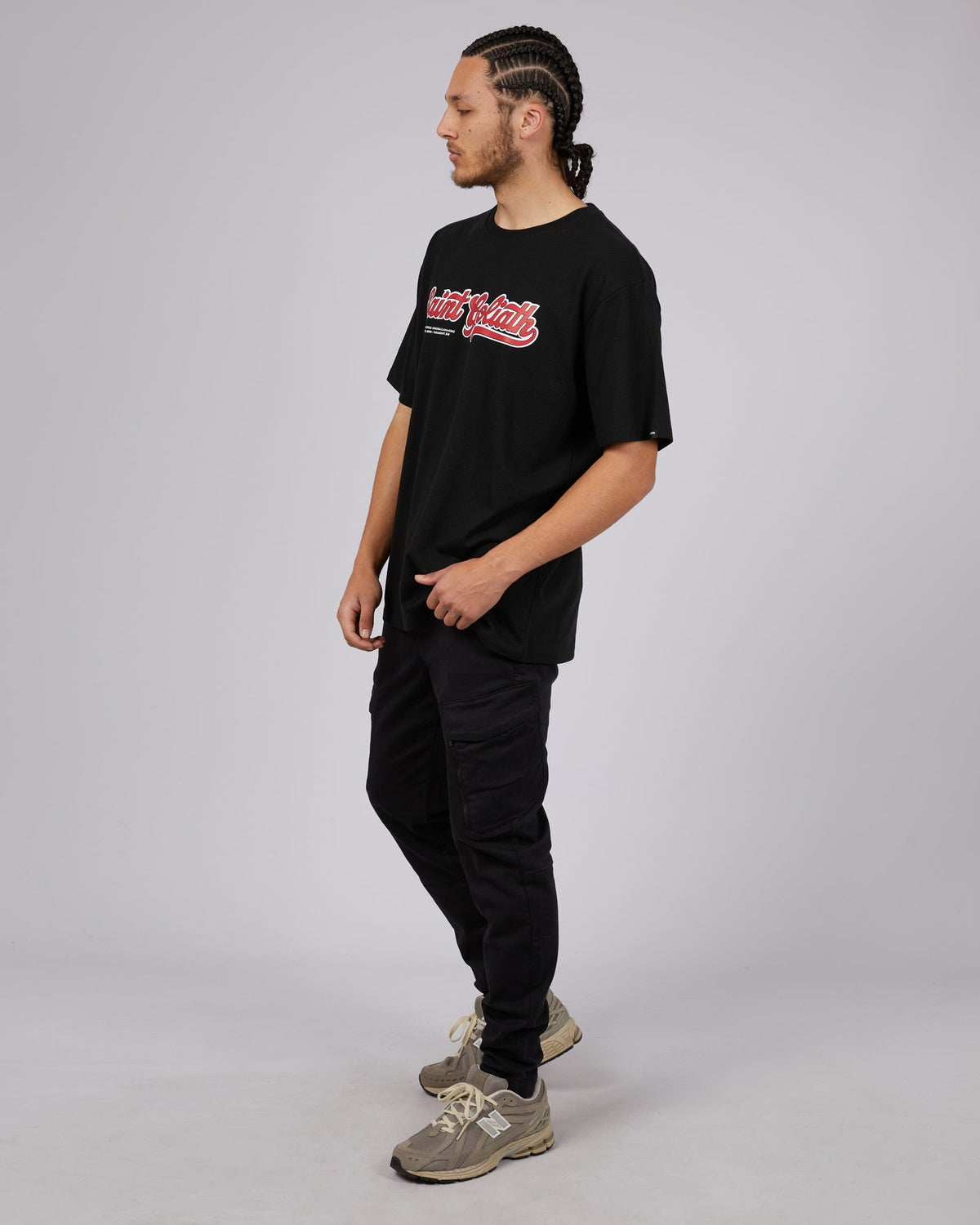 St. Goliath-Series Tee Black-Edge Clothing