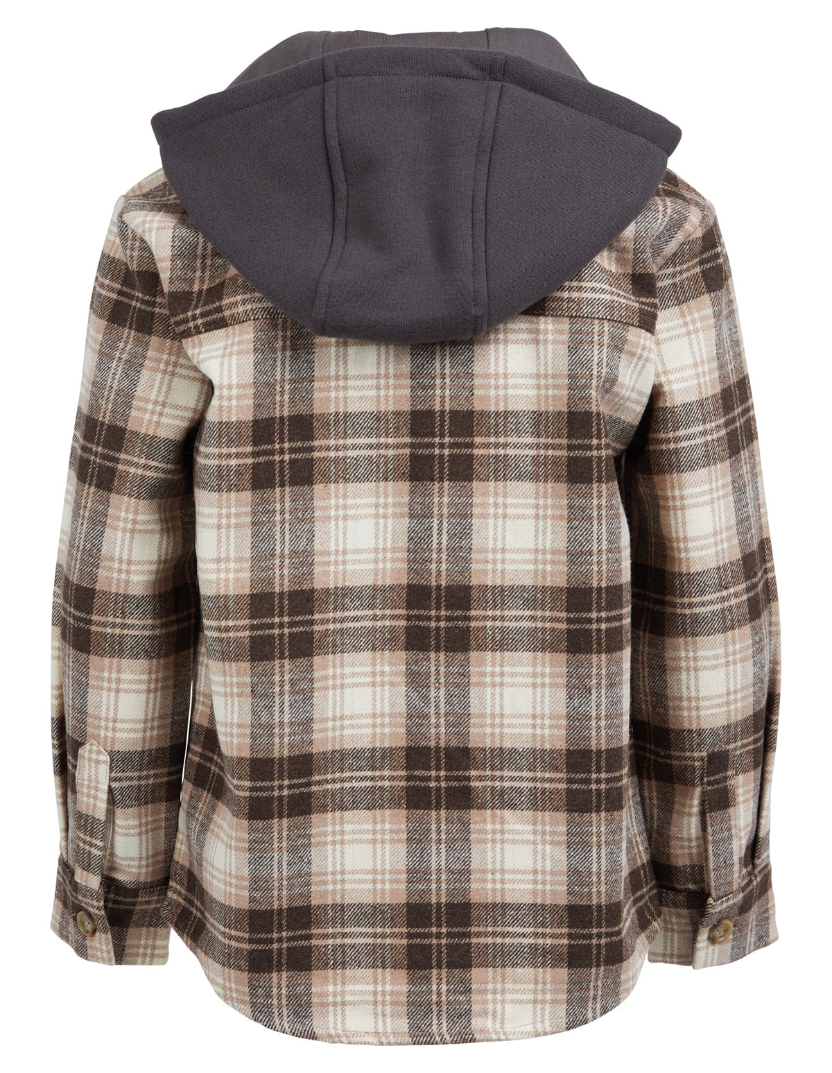 Sunnyville Boys 8-16-Teen Sandford Hooded Check Shirt-Edge Clothing