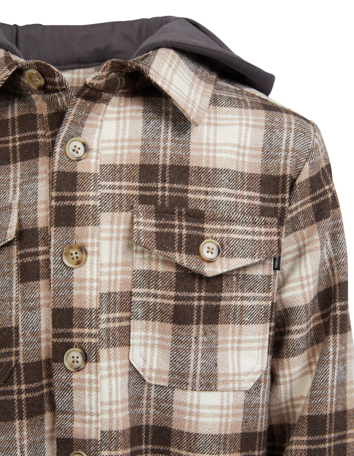 Sunnyville Boys 8-16-Teen Sandford Hooded Check Shirt-Edge Clothing