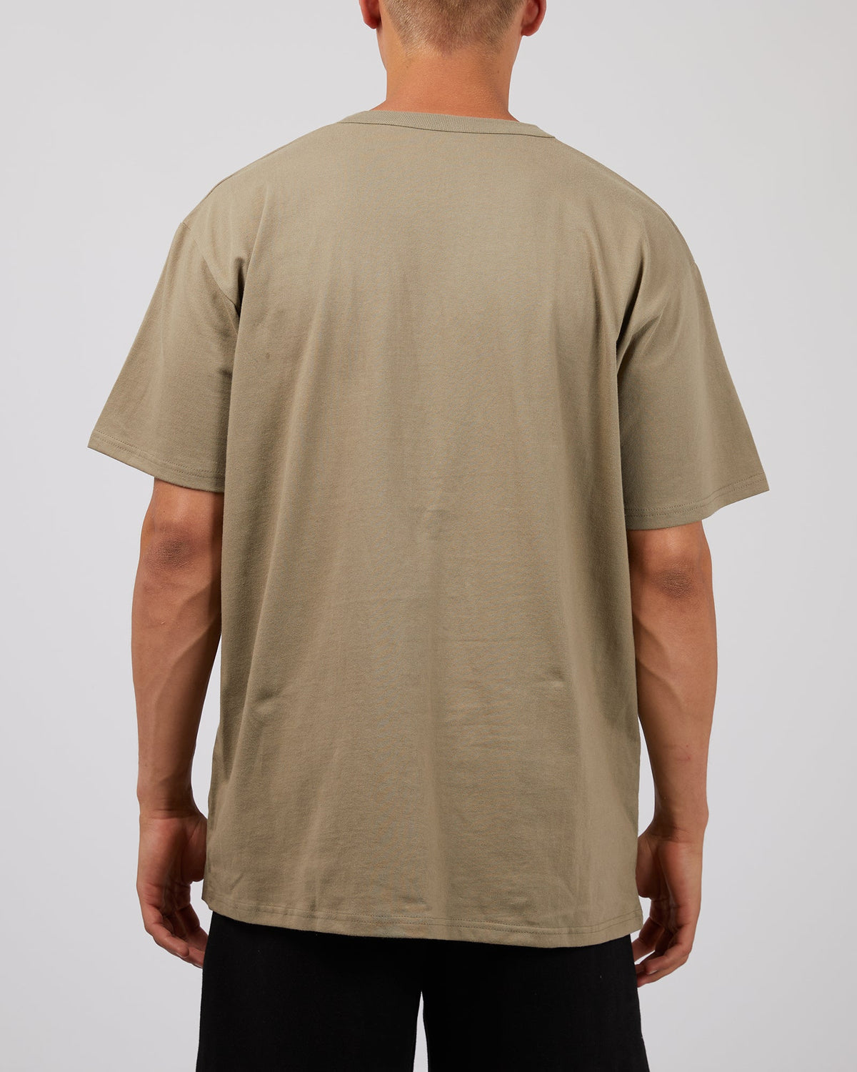 Surplus Daniel Patrick-Varsity La Surplus Tee Khaki-Edge Clothing