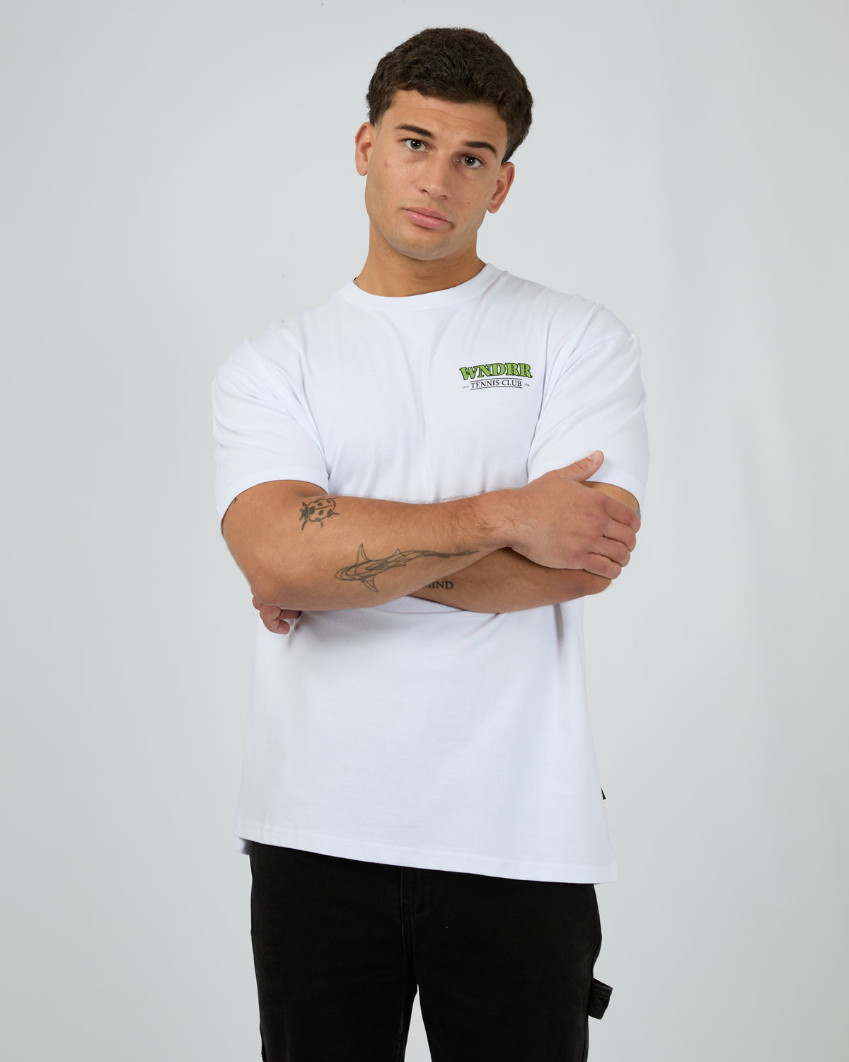 Ace Box Fit Tee White