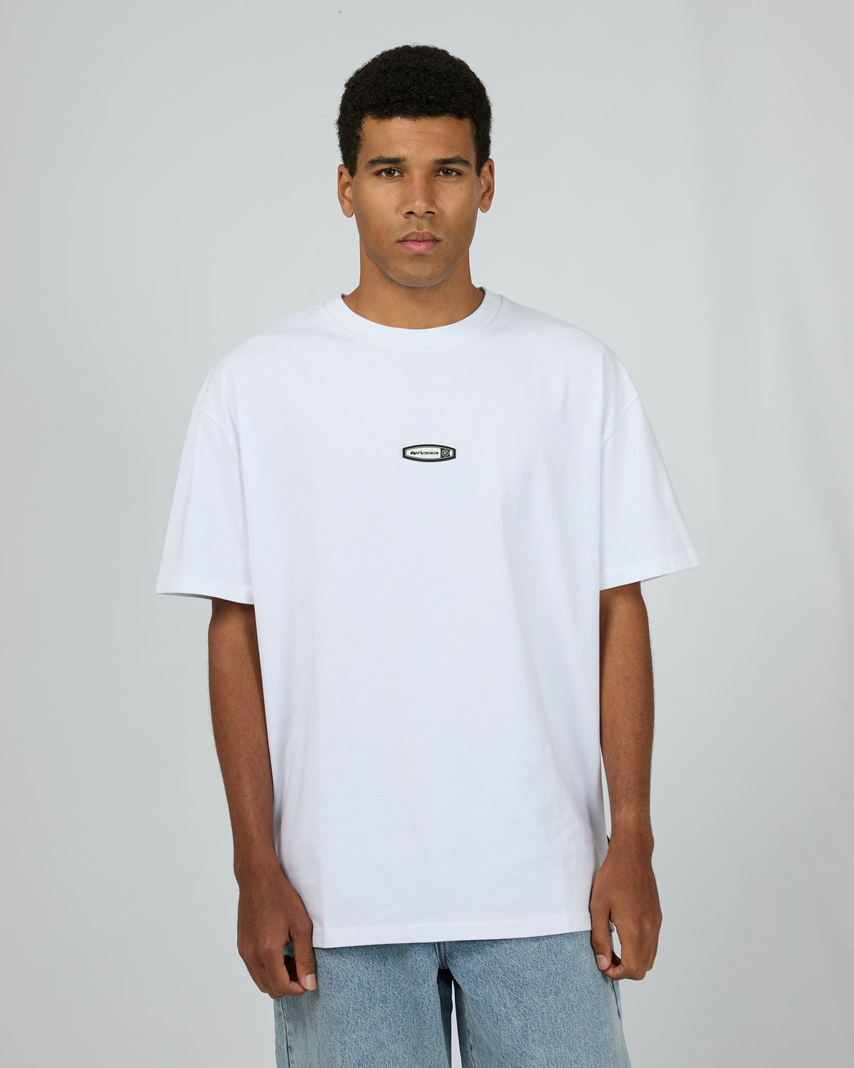 Primary Box Fit Tee White