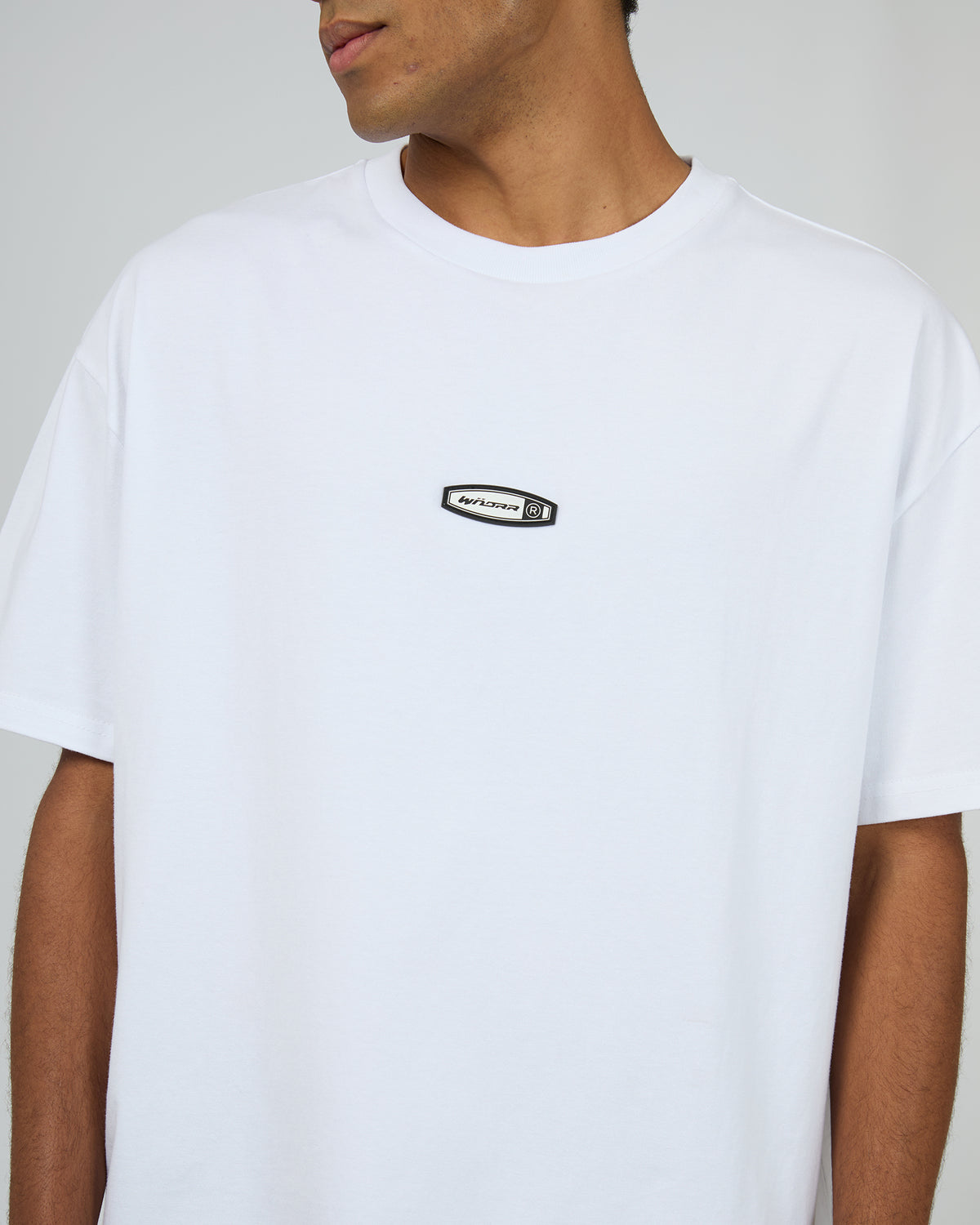 Primary Box Fit Tee White