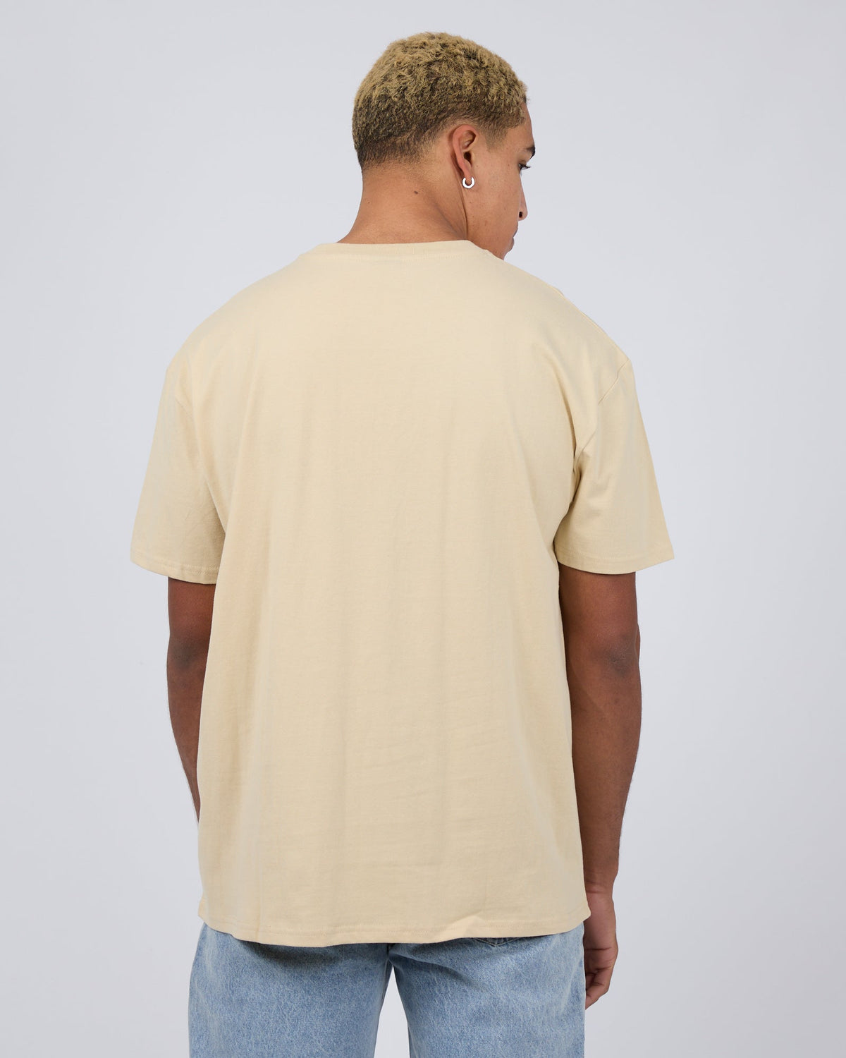 Wndrr-Bliss Box Fit Tee Tan-Edge Clothing