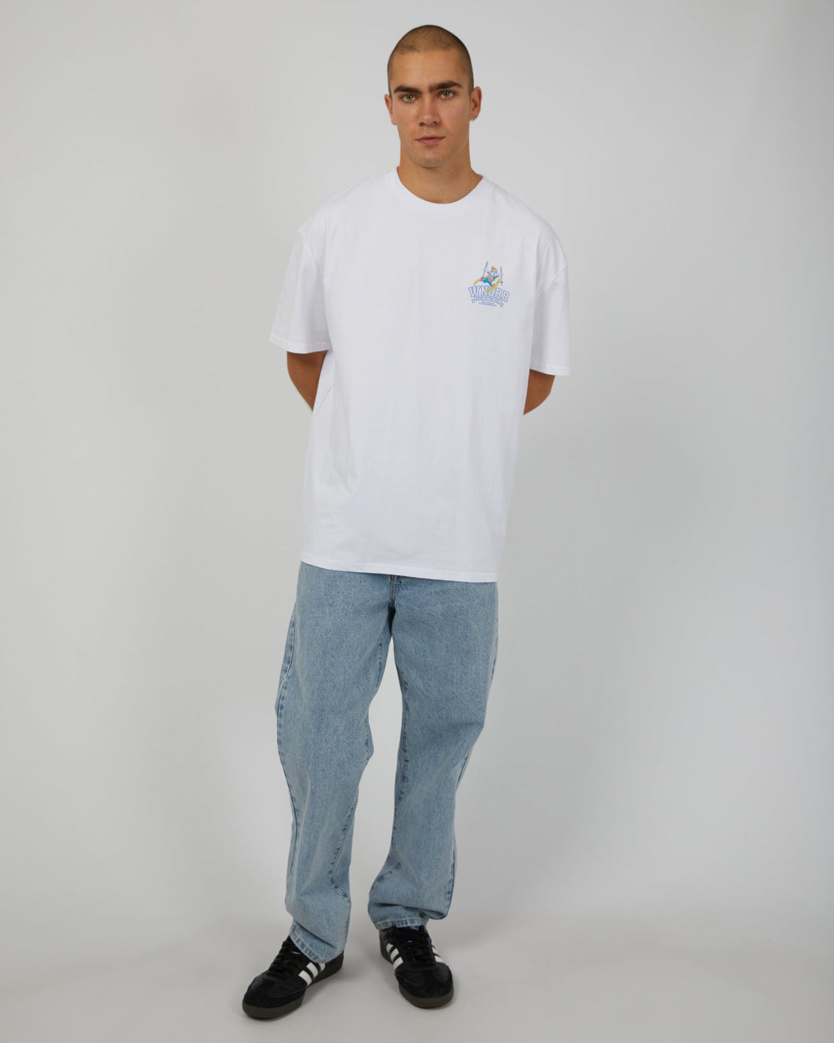 Wndrr-Winter Sports Box Fit Tee White-Edge Clothing