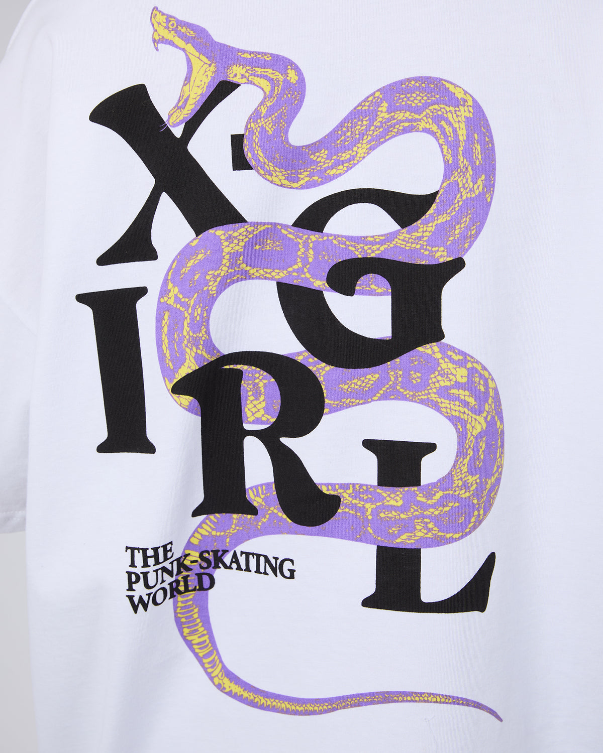 Snake Relaxed Tee White