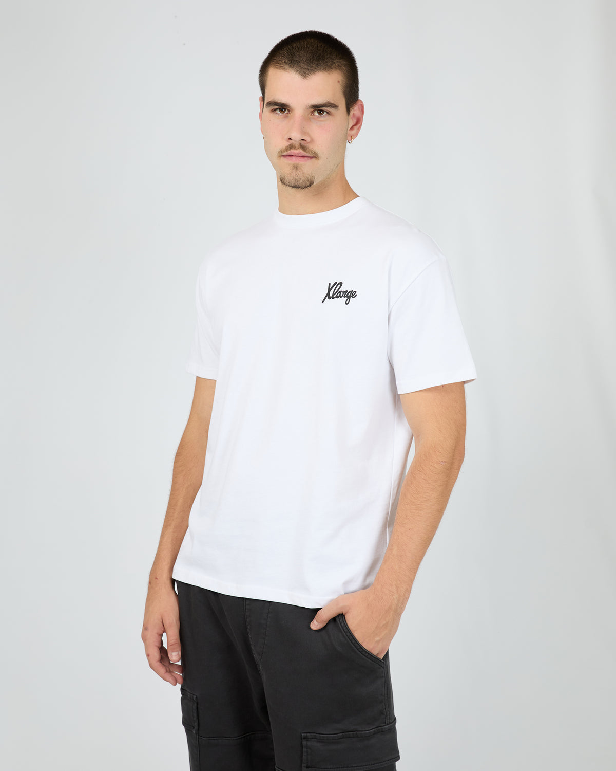 Folded Crown Tee White